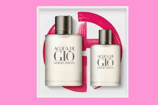 Giorgio Armani Cologne Set on a Pink background from Nordstrom Rack