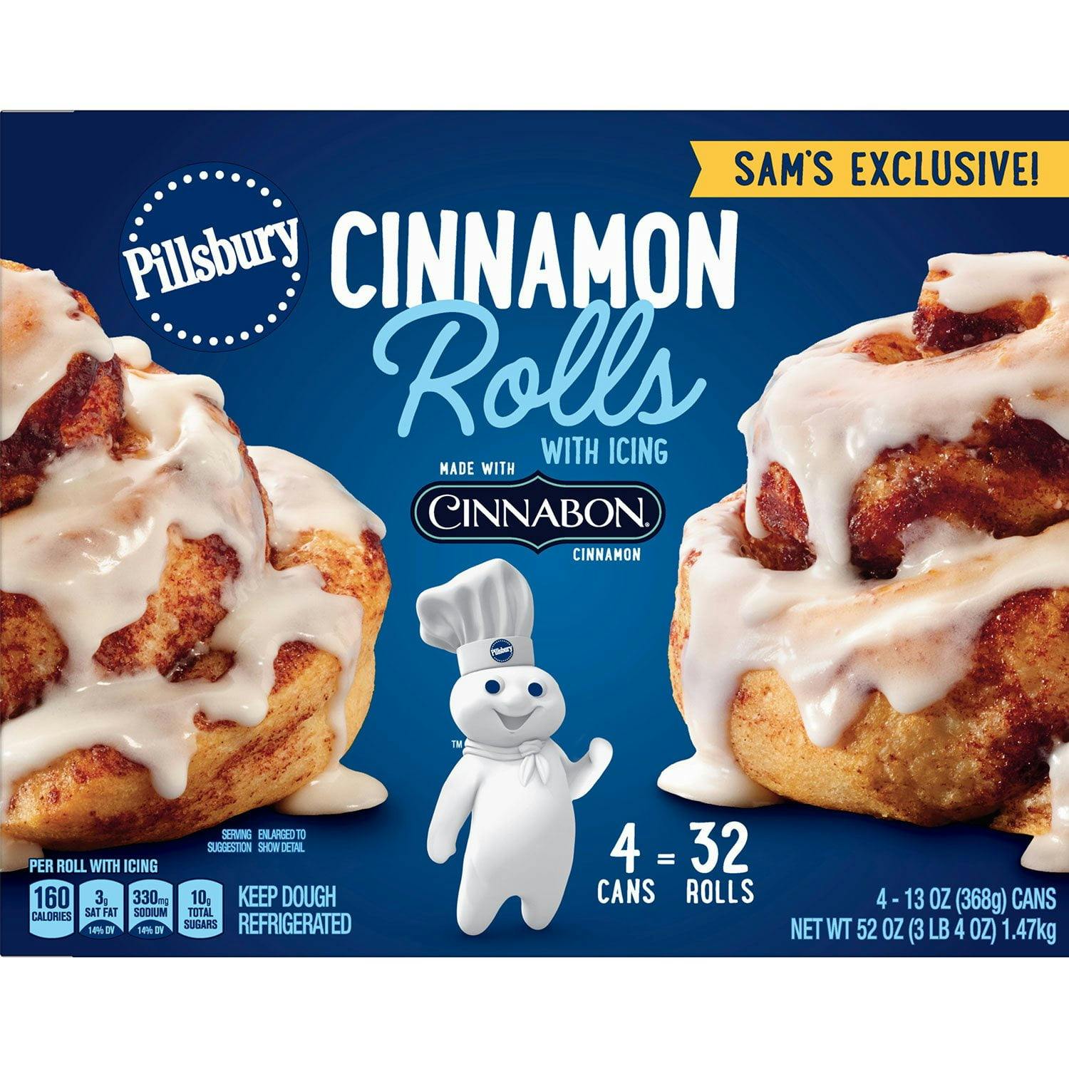 Pillsbury Cinnamon Rolls 4-Pack