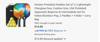 pickleball paddle Amazon receipt