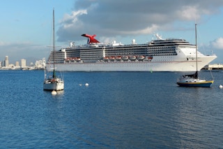A Carnival Cruise ship.