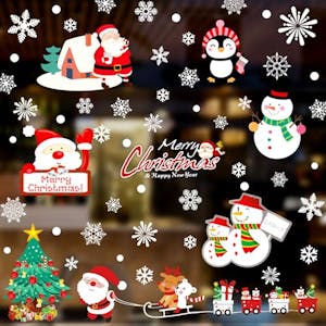 Snowflakes Christmas Window Clings