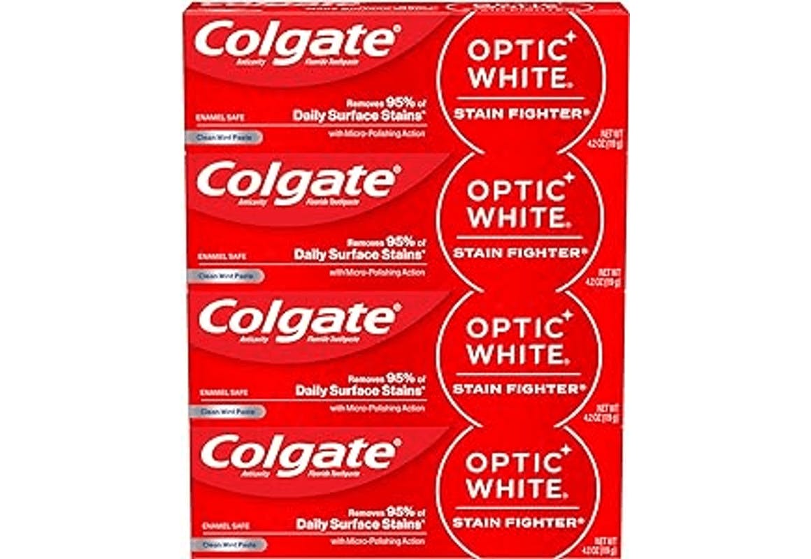 Colgate Optic White Toothpaste 4-Pack