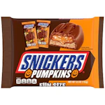 2 Snickers Fun Size Pumpkins Bags