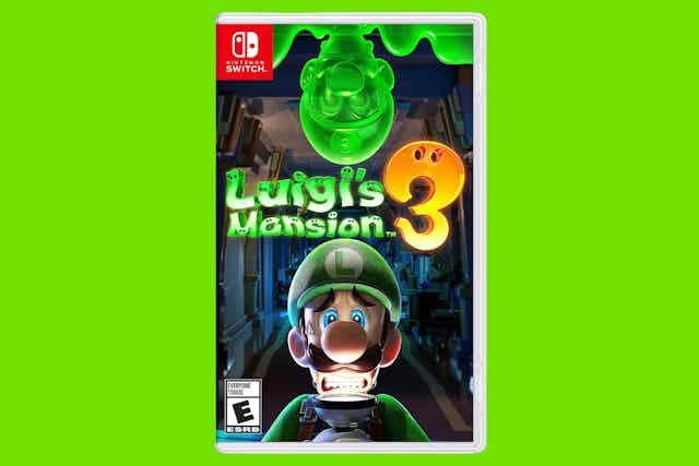Luigi's Mansion 3 Nintendo Switch Game, Only $40.49 Shipped at QVC card image