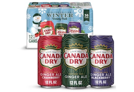 Canada Dry Soda 36-Count Pack