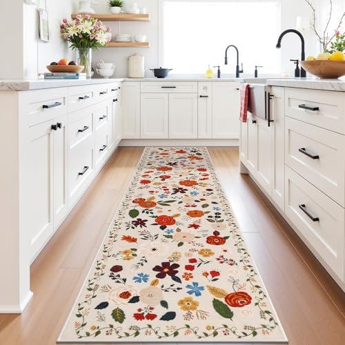 Floral Runner Rug