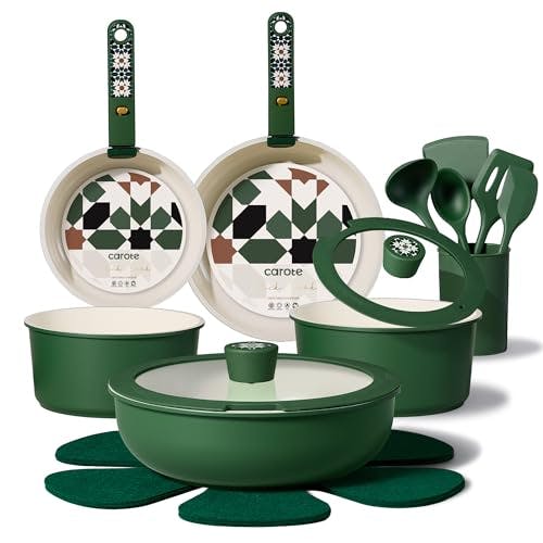 CAROTE Ceramic Cookware Set