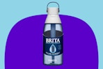 a blue Brita bottle 