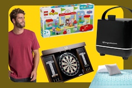 t shirt lego duplo dartboard
