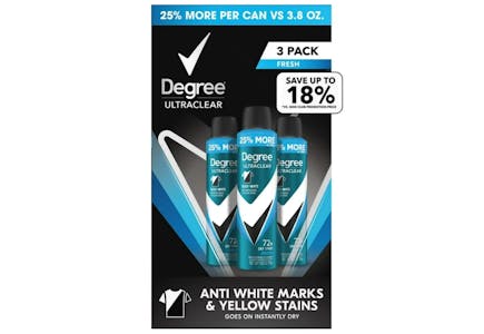 Degree Dry Spray Deodorant 3-Pack
