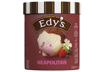 2 Edy's Ice Cream Cartons