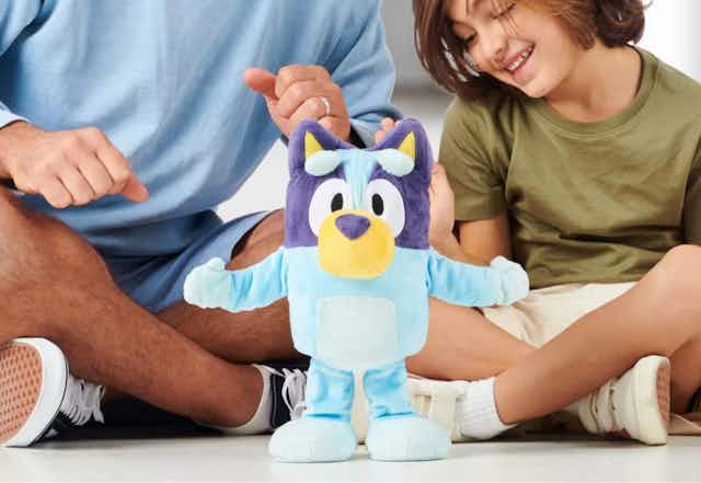 Bluey Dance and Play Plush, Only $25 at Walmart (Reg. $41) card image