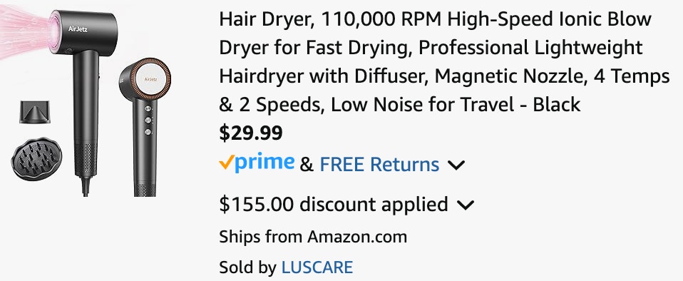 a cart ending in $29.99