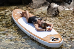 Inflatable Paddle Board, Only $85.57 on Amazon (Reg. $289.95) card image