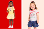 Walmart toddler character outfit sets