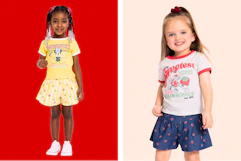 Walmart toddler character outfit sets