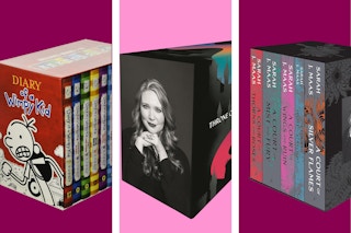 three boxed book sets