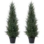 Artificial Cedar Tree 2-Pack