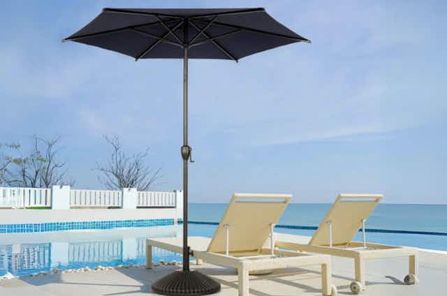 Get a 7.5-Foot Patio Umbrella for $31 at Wayfair — 4 Colors at This Price card image