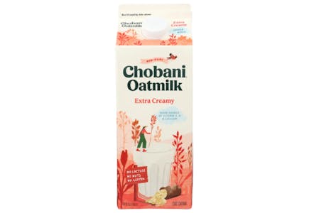 2 Chobani Oatmilk Cartons