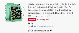 writing tablet Amazon receipt