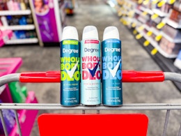 Degree Whole Body Deodorant Dry Spray, Just $4.25 Each at CVS card image