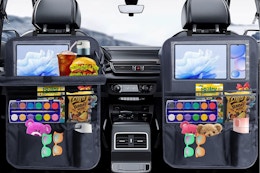 Car Backseat Organizer 2-Pack, Only $9.99 on Amazon card image