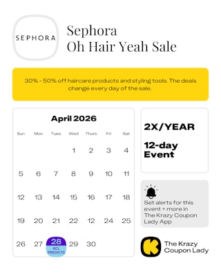 Sephora Oh Hair Yeah Sale Dates