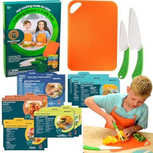 Kids Knife & Cutting Board Set