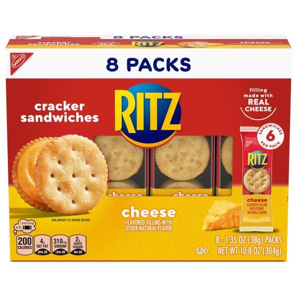 2 Ritz Sandwich Crackers 8-Packs