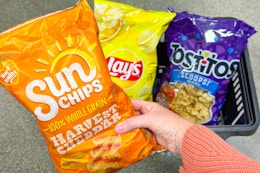 Score Lay's, Tostitos, or Sunchips Bags for $2.50 and Under at Kroger card image