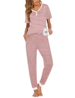 Ekouaer Women's Pajama Set