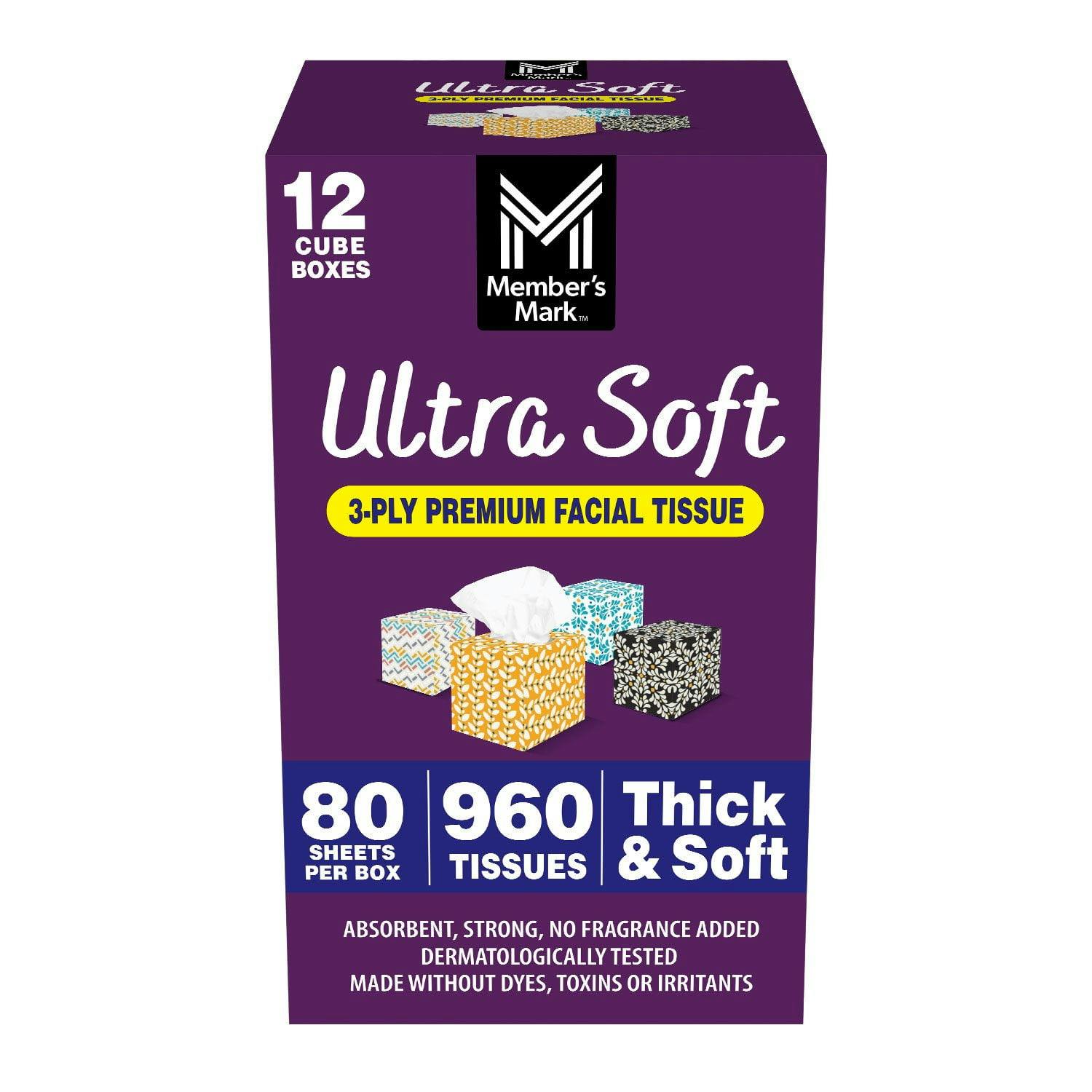 Member's Mark Facial Tissues 12-Pack