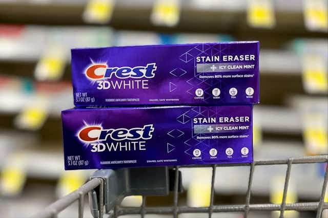 Score Free Crest Toothpaste at Walgreens This Week card image