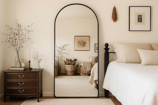 Get 50% Off This Arched Full-Length Mirror on Amazon — Pay $50