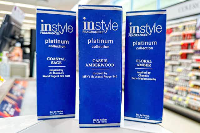 InStyle Fragrances Platinum Collection, BOGO Free at Walgreens  card image