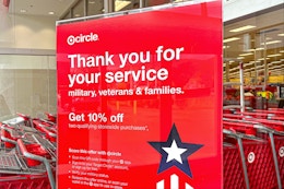 Target’s Military Discount Returns for Veterans Day: Save 10% Through Nov. 11 card image