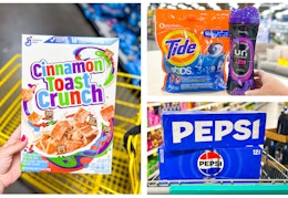 Best BOGO Free Groceries: Cereal, Cheese, Soda, Laundry Care, and More card image