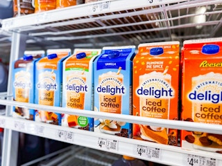 Internation Delight iced coffee area