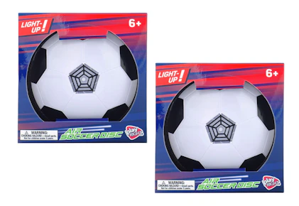 2 Playright Air Soccer Discs