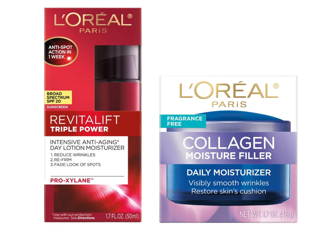 2 L'Oreal Skincare Products