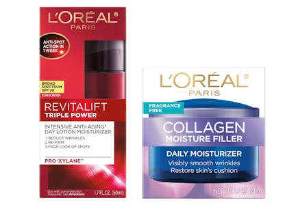 2 L'Oreal Skincare Products
