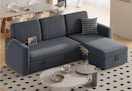 dark gray sectional sofa