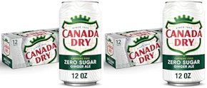 Canada Dry Zero Sugar Ginger Ale 24-Pack