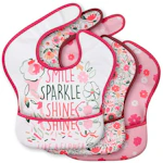 Waterproof Baby Bibs 3-Pack