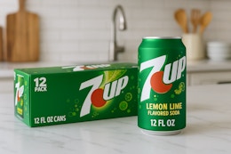 Soda 12-Packs Start at $4 on Amazon: 7UP and SunKist card image