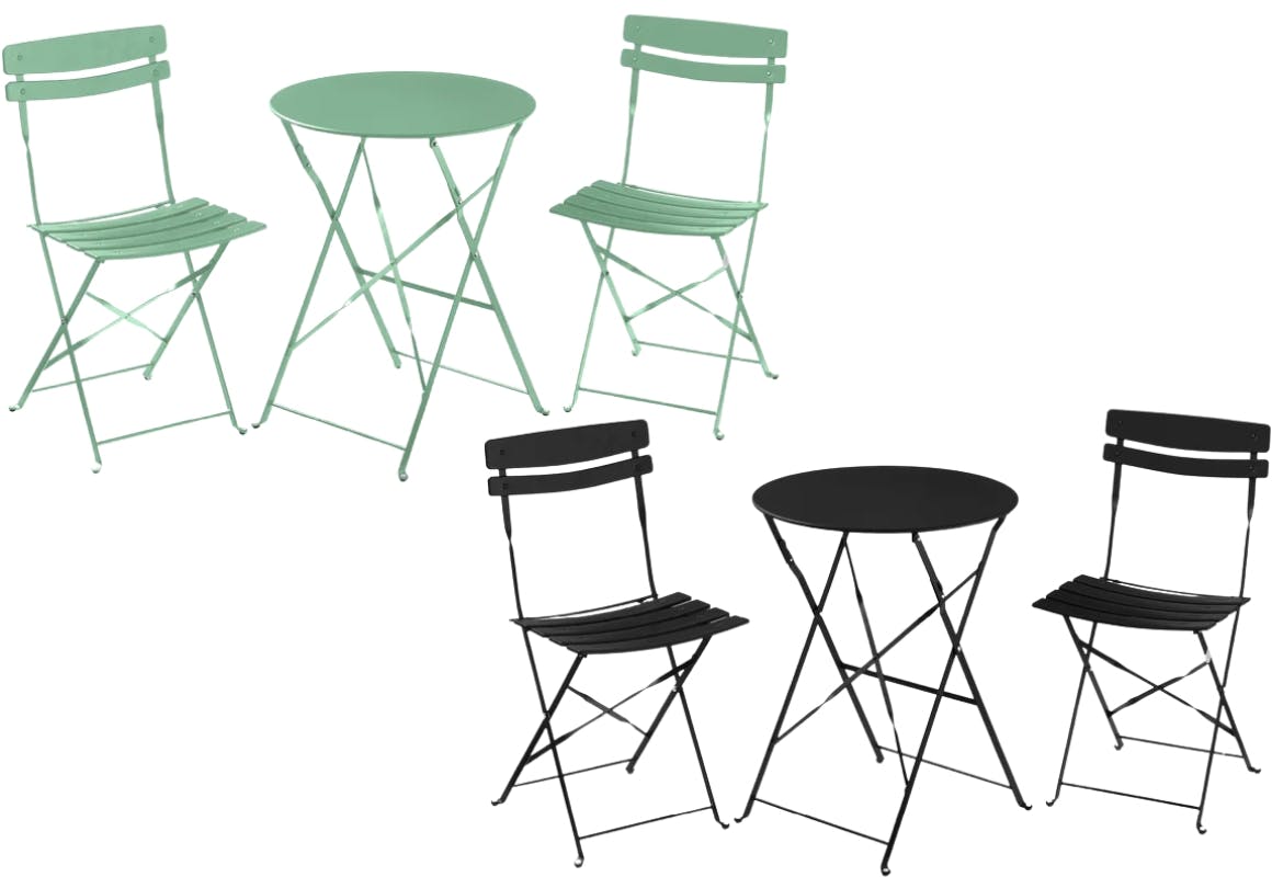 Folding Patio Bistro Set