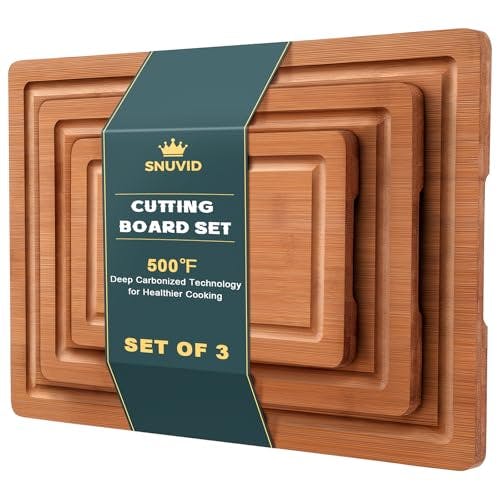 Bamboo Cutting Board 3-Pack