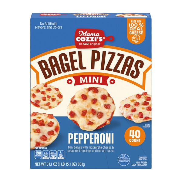 Pepperoni Mini Pizza Bagels