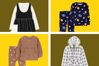 Carter's dress set, pajamas, outfit, and robe